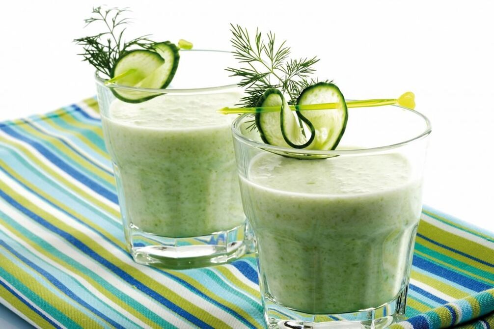 kefir agurk smoothie til vægttab