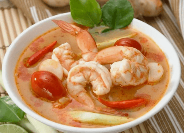 Suppe tom yam med rejer